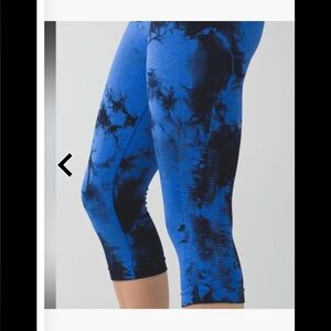 lululemon athletica the flow crop cadet in sapphire
